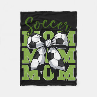 Couverture Polaire Youth Soccer Mom Coquette Bow Cute Sister Toddler 