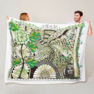 Couverture Polaire Zen Bamboo et Panda Blanket