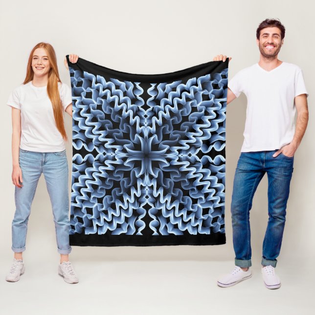 Couverture Polaire Zig-Zag (En situation)