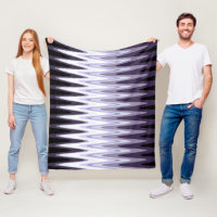 Zig Zag noir blanc gris foncé violet Motif beige