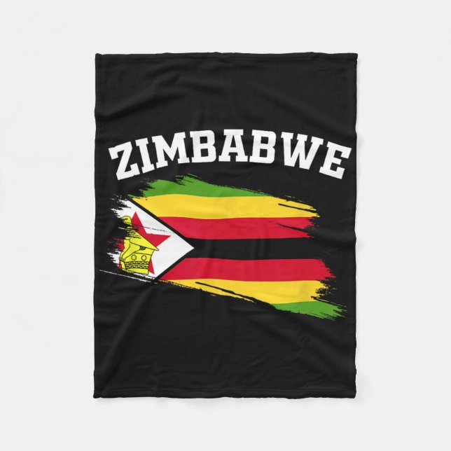 Couverture Polaire Zimbwe Souvenirs Harare Vacation Africa Zimbwean C (Devant)