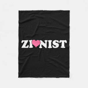 Couverture Polaire Zioniste Funny Valentine Day Rétro Amour Mème Fami