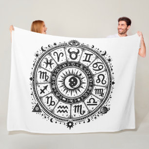Couverture Polaire Zodiac Arcana — Les Douze Signes par BurnsInHell