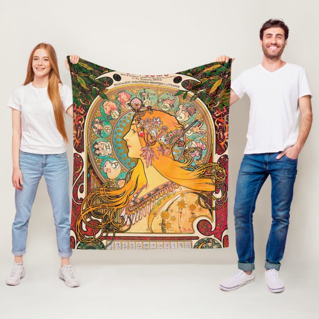 Couverture Polaire Zodiac, Mucha (En situation)