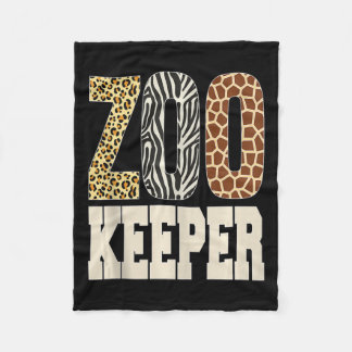 Couverture Polaire Zookeeper Animaux Zoo Wildlife Lover Safari Savann