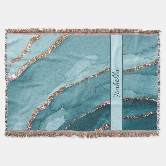 Couverture Porte en marbre Turquoise d'or Turquoise personnal (Devant)
