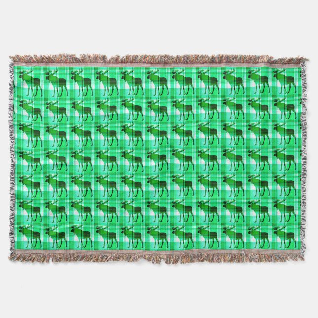Couverture Poudre d'orignal vert rustique (Devant)
