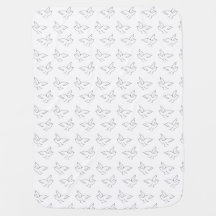 Bébé à couverture en vol