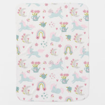 Boho rose motif filles personnalisées Blanche
