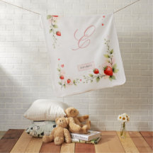 Cadeau de monogramme pour bébé avec jardin de frai