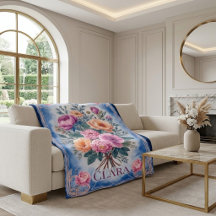 Chambre de bébé Shabby Chic Bleu Ciel Rose Victori