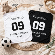 Futur Star du Football au Nom Personnalisé pour Bé