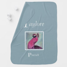 Magnifique paon rose
