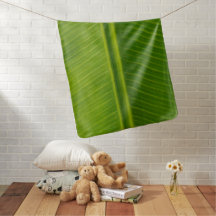 Motif à feuille de banane verte fraîche
