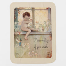 Peter Pan à la fenêtre - fées - arrière - plan