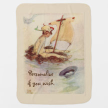 Peter Pan vintage sur le radeau de nid - arrière -
