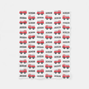 Couverture pour enfants de camion-pompier