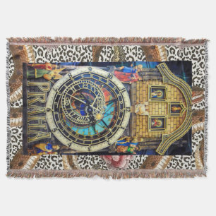COUVERTURE PRAHA PRAGUE HORLOGE ASTRONOMIQUE
