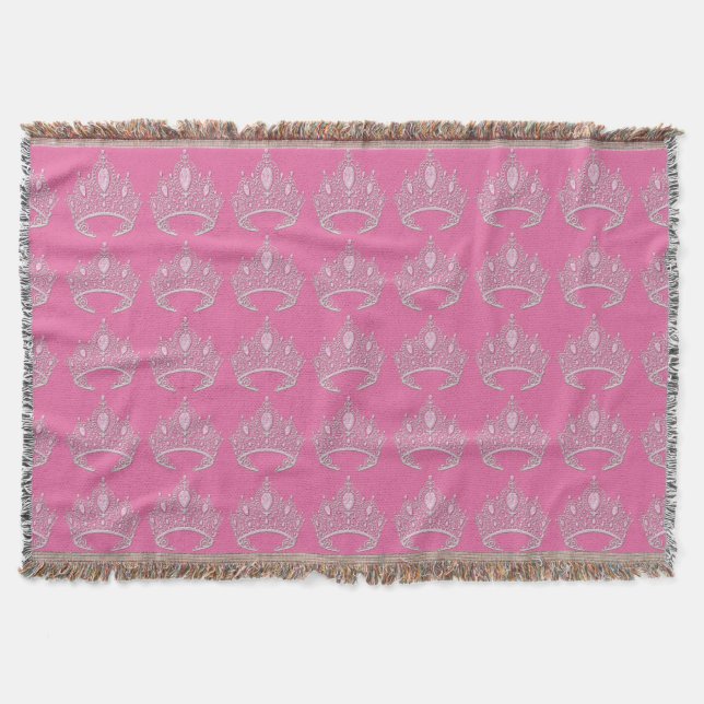 Couverture Princesse Tiara Throw Blanket (Devant)