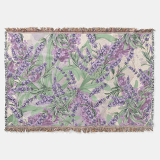 Couverture Profusion de Lavande Poussiéreuse Lavande Floral R