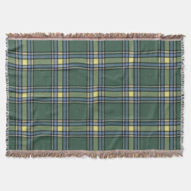 Couverture Province de l'Alberta Original Tartan écossais (Devant)