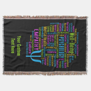 Couverture PSYCHOLOGIE Mot Cloud personnalisation lancer couv