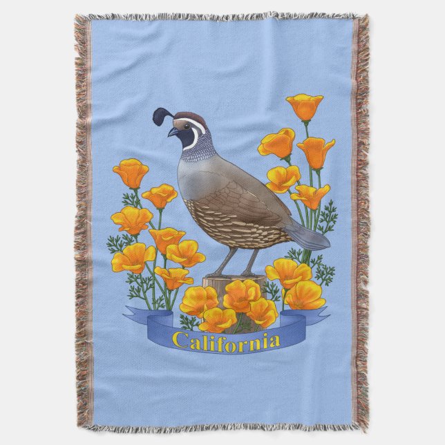 Couverture Quail d'oiseaux de l'État de Californie et coqueli (devant Vertical)