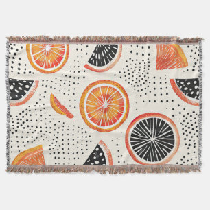 Couverture Rayures de tranches de citron bold (2)