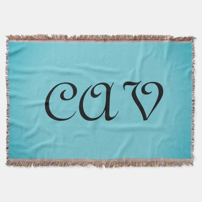 Couverture Recoleta Cornflower Bleu (Devant)