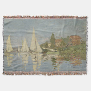 Couverture Régates à Argenteuil, peinture à l'huile, Claude M