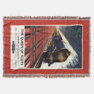 Couverture Reine de train écossais de pullman