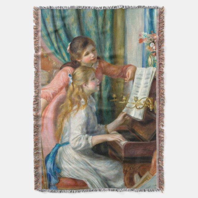 Couverture Renoir Girls at the Piano Impressionism Painting (devant Vertical)