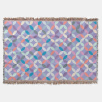 Répéter les quarts de cercle style motif violet la