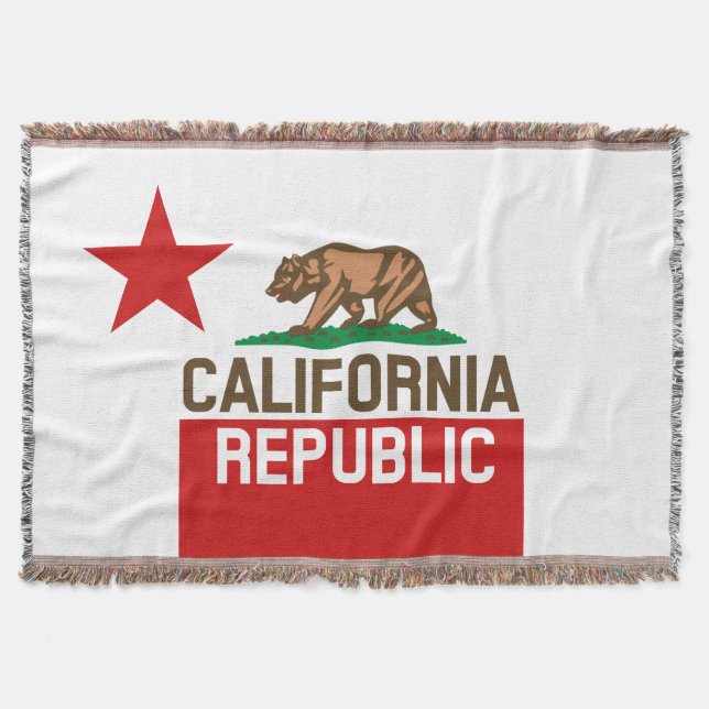Couverture RÉPUBLIQUE DE CALIFORNIE Étoile Drapeau (Devant)