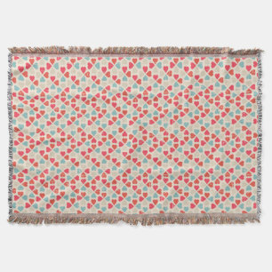 Couverture Rétro motif de Saint-Valentin