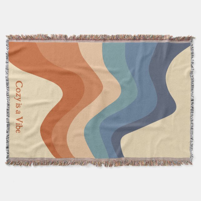 Couverture Retro Super Wave Motif Cosy est un Vibe (Devant)