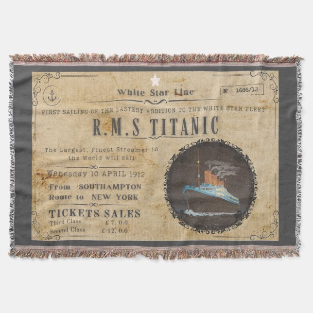 COUVERTURE RMS TITANIC BOARING PUBLICATION (Devant)