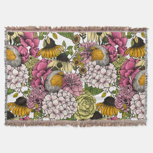 Couverture Robins dans le jardin (Devant)