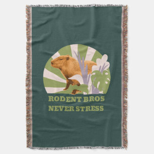 Couverture Rongeurs Frères Ne Stressez Jamais Capybara