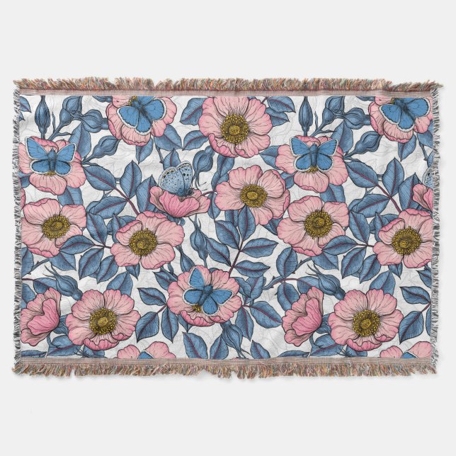 Couverture Rose de chien et papillons (Devant)