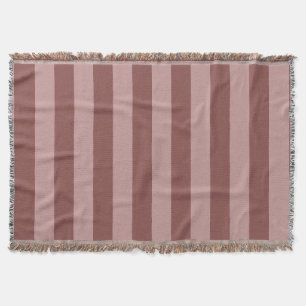 Couverture Rose de soie élégante et motif rayé rose timide
