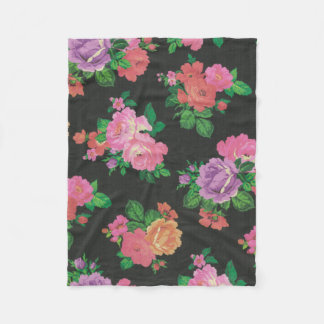 couverture rose décorative d'ouatine de fleur