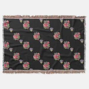 Couverture Roses roses personnalisées, violettes violettes co