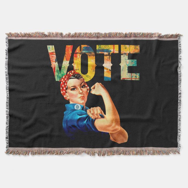 Couverture Rosie le Riveter Poster politique Vote Élection (Devant)