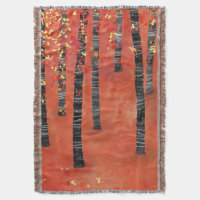 Rouge de la forêt de bouleaux