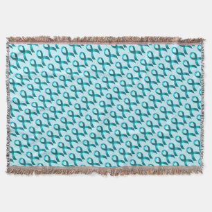 Couverture Ruban turquoise ovarien du cancer du col de