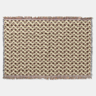 Couverture Rubans modernes du milieu du siècle, taupe et brun