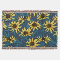 Rudbekia jaune sur la marine