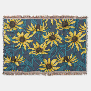 Couverture Rudbekia jaune sur la marine