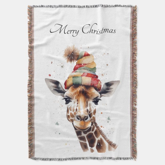 Couverture Safari de Noël cosy, personnalisé (devant Vertical)